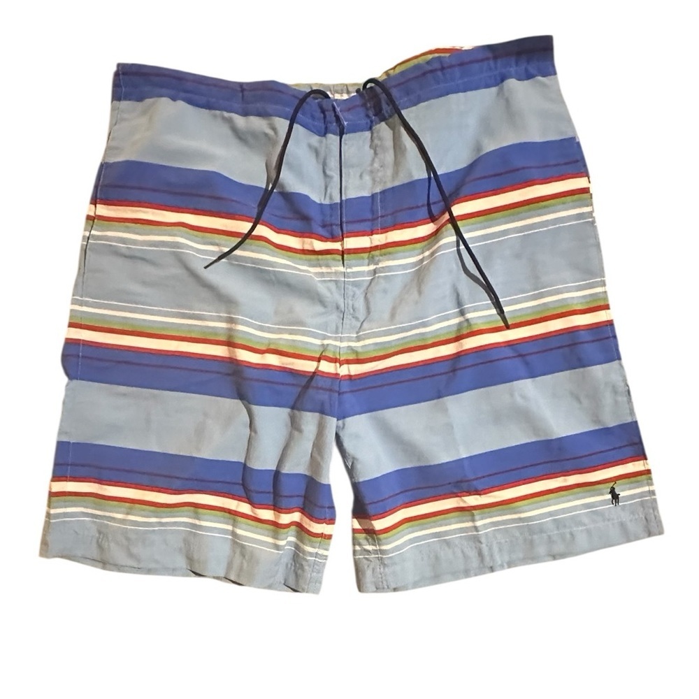 Polo by Ralph Lauren Multicolor Striped swimming trunks, size L.